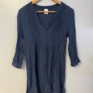 0424-28 Linen-Like Top